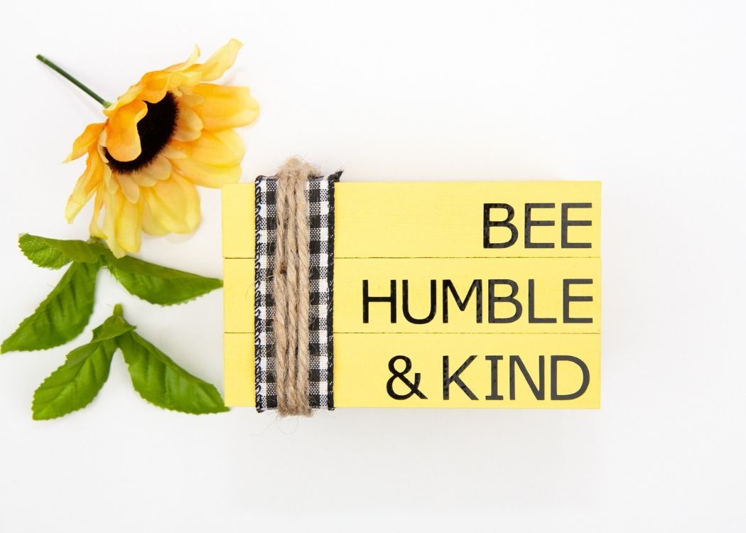 Bee Themed Stacked Books