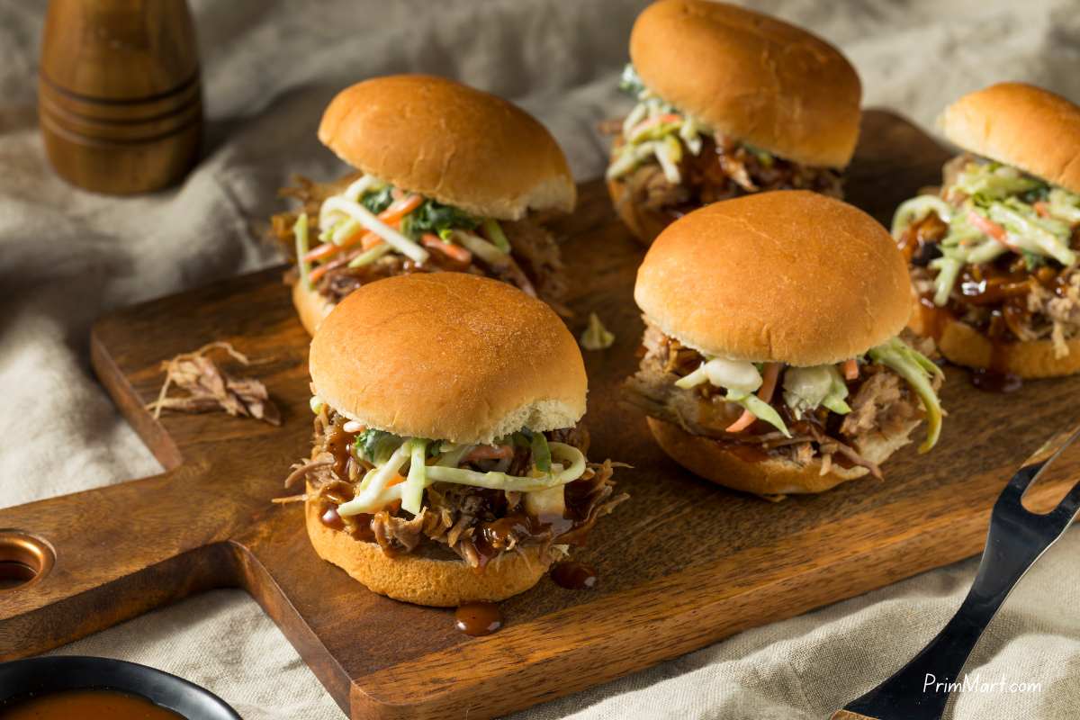 Slow Cooker Pork BBQ Sliders - Easy Shredded Pork Sliders Recipe 
