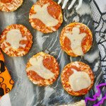 Halloween Mini Pizzas