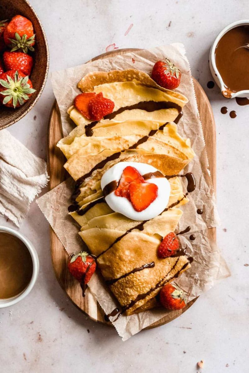 Almond Milk Crepes