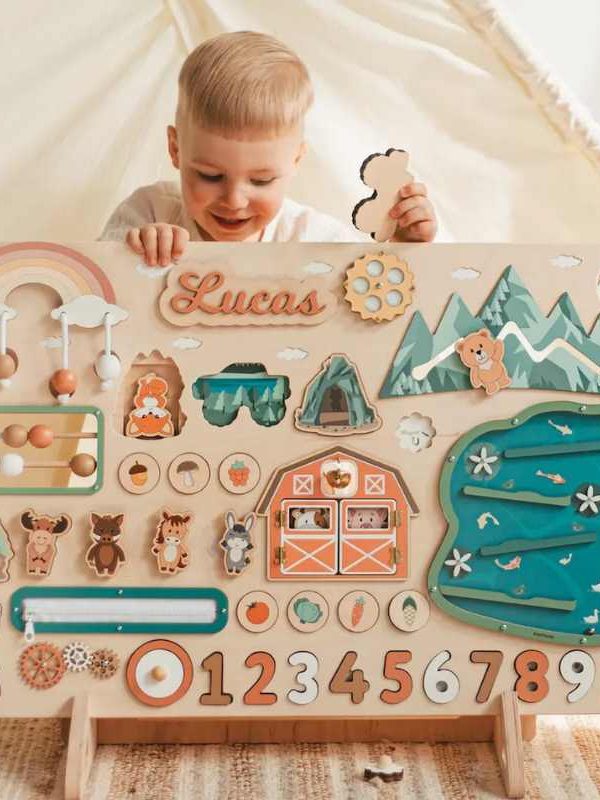 Busy Boards – Interactive and Eco-Friendly Toys for Holistic Child Development