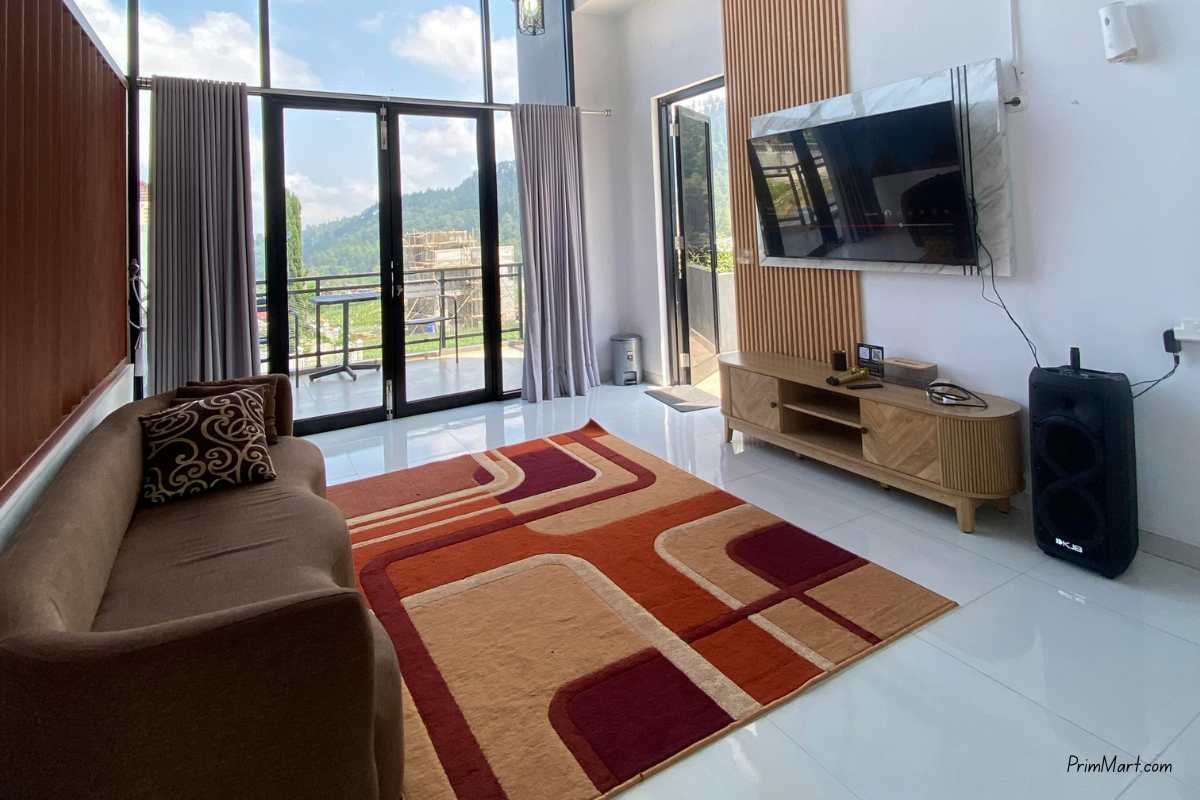 How to Decorate Your Living Room with Wide Modern Rugs